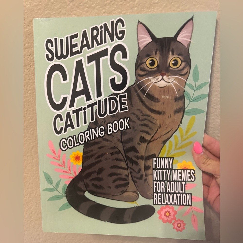Swearing Cats Catitude Coloring Book
